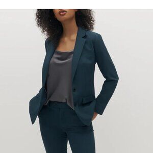 SuitShop Women's Teal Suit (Jacket and Pants) Size 4